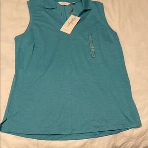Lady Hagen Green Polo Tank Top